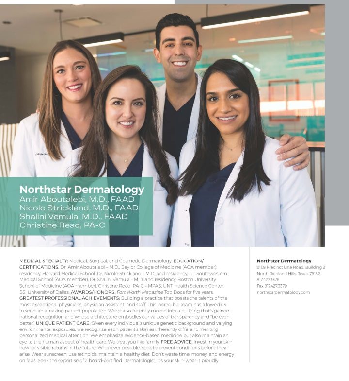 Northstar Dermatology Featured in Fort Worth Magazine