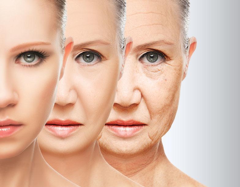 Women aging progressively